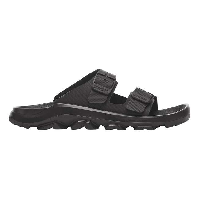 Side of Birkenstock Unisex Mogami Terra 2 Strap Sandal in Black