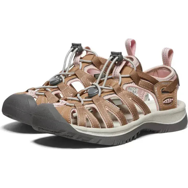 Keen Women&#39;s Whisper Toasted Coconut/Peach Whip Sandal 1027361