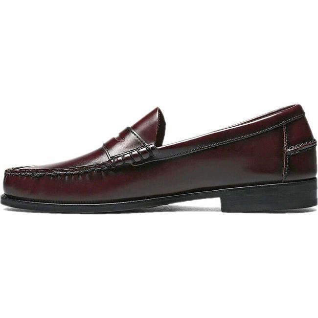 Florsheim Men's Moc Toe Penny Loafer Burgundy 17058-05