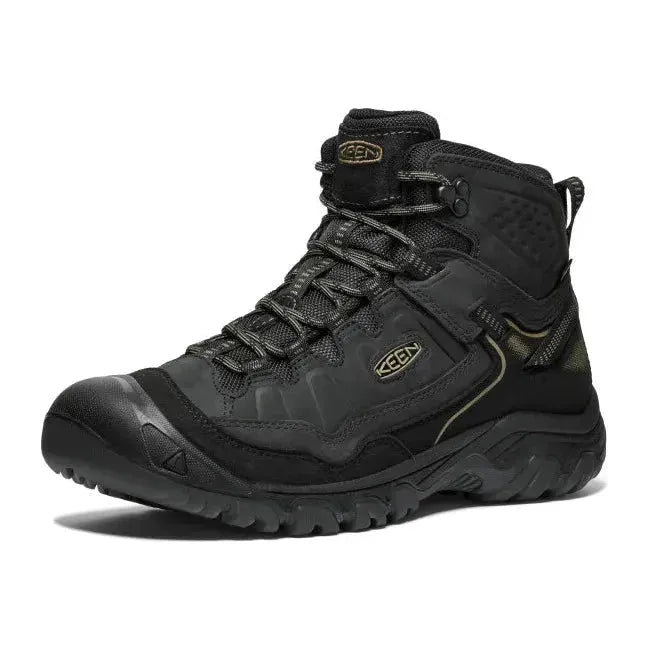 Keen Men's Targhee IV Waterproof Hiking Boot Triple Black 1029825