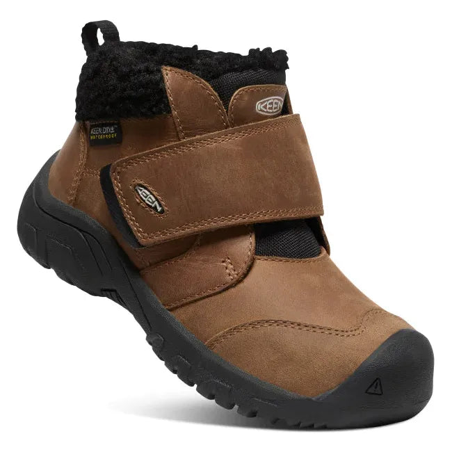 Keen Kids Kootenay IV Mid Waterproof (Toddler) Toasted Coconut Vapor 1026750