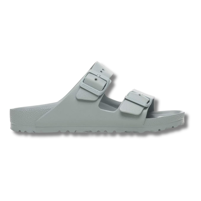 Lateral side of Birkenstock Women's Arizona EVA Sandal in Pure Sage