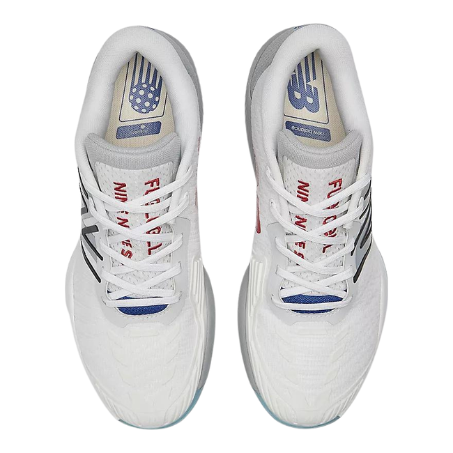 New Balance Men's 996 V5 Pickleball Shoe WHITE/GREY/TEAM ROYAL MCH996PB
