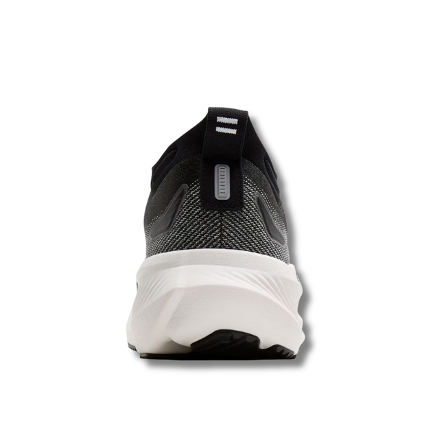 Heel of Brooks Men's Glycerin 23 Running Shoe in Black and White