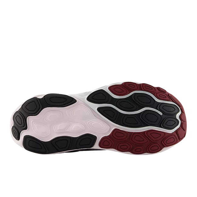 Black and Red Sole of New Balance Women’s Fresh Foam X 860 Running Shoe V14