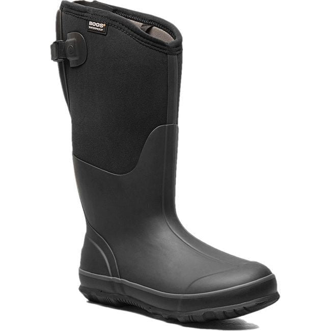 Bogs Women's Classic Tall Adjustable Calf Waterproof Boot Black 72851-001