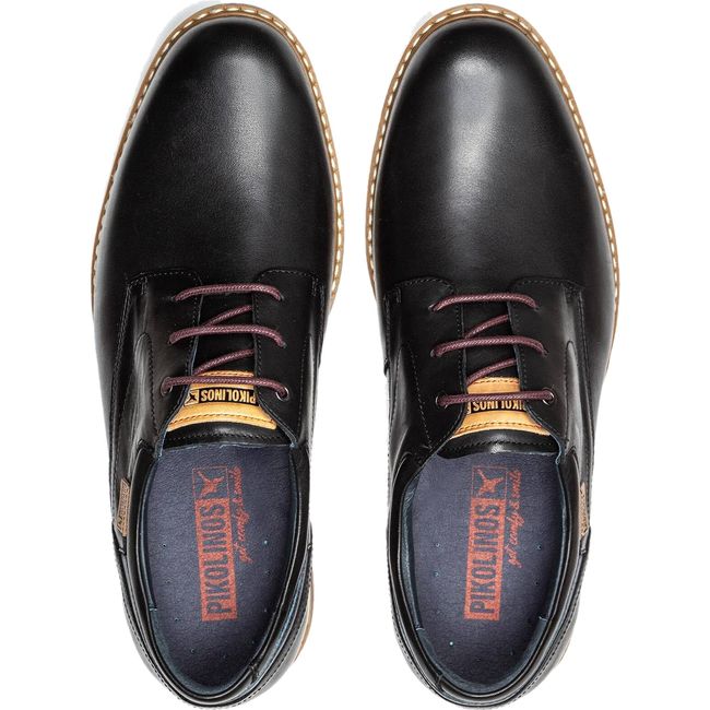 Pikolinos Men's Avila Tie Dress Shoe M1T-4050 BLACK