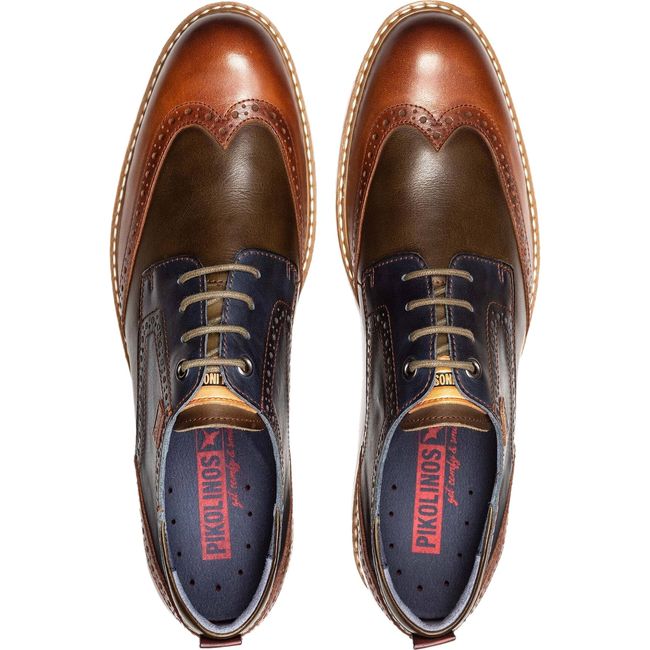 Pikolinos Men's Avila Tie Dress Shoe M1T-4191C1 BRANDY