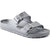 Birkenstock Women's Arizona EVA Metallic Silver Narrow Sandal 1003491