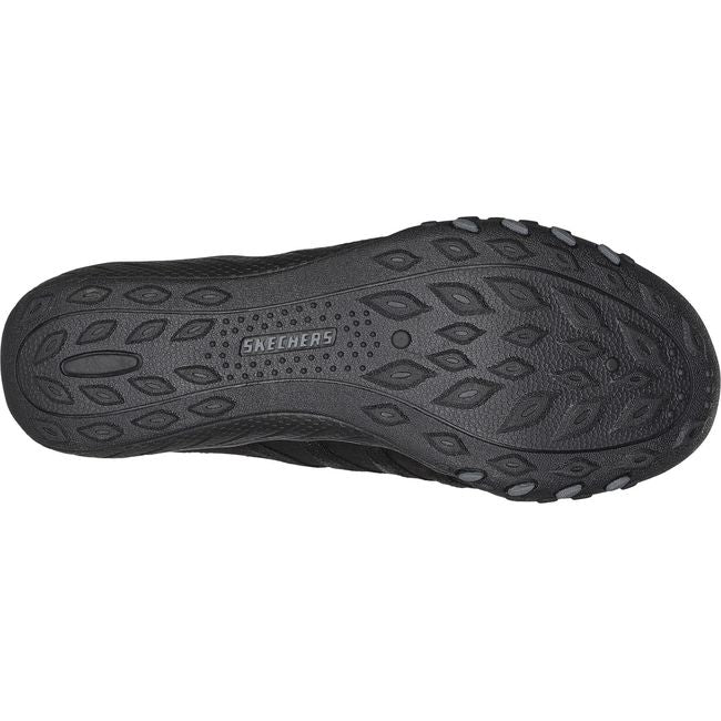 Skechers Women's Breathe Easy Slip On Shoe Black 100593-BBK