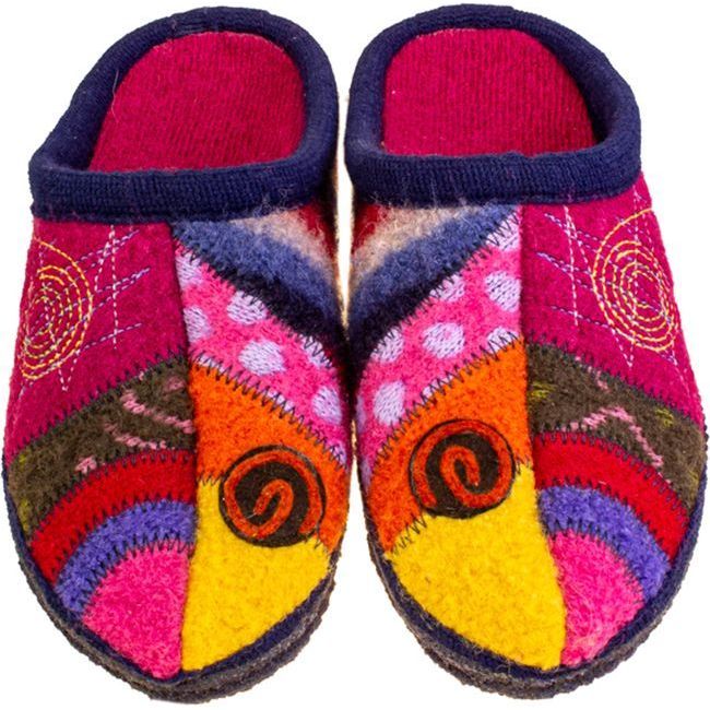 Haflinger Women's Calypso Slipper Strawberry 615033-71