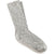 Birkenstock Cotton Slub Sock Grey/White 1008031