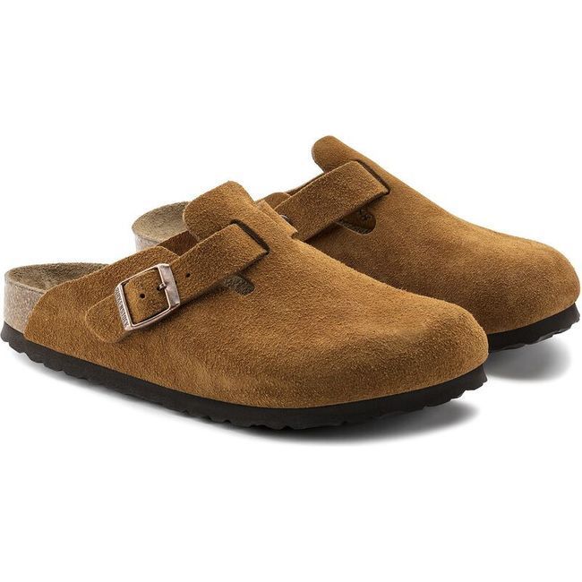 Birkenstock Women's Boston Soft Footbed Mink Narrow Clog 1009543