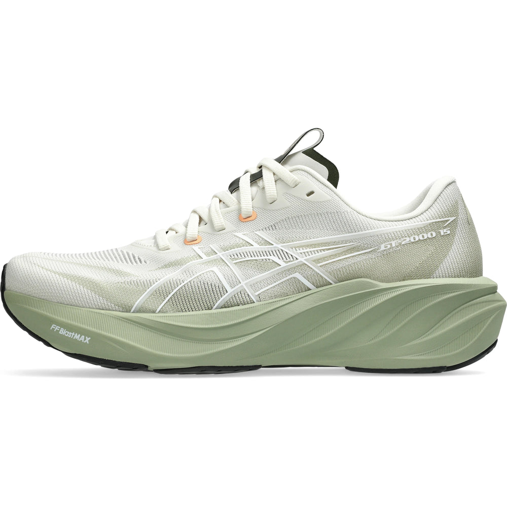 Inside of ASICS Men's GT-2000 15 Running Shoe in Birch/Khaki Green