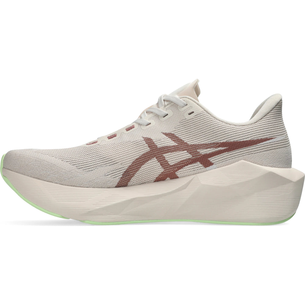 Inside of ASICS Men's Novablast 6 Running Shoe in Rose Dust/Illuminate Yellow