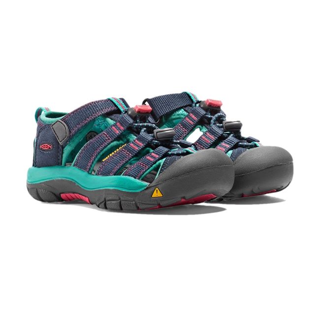 Pair of Keen Kids' Newport H2 Sandals in Midnight Navy Baltic 