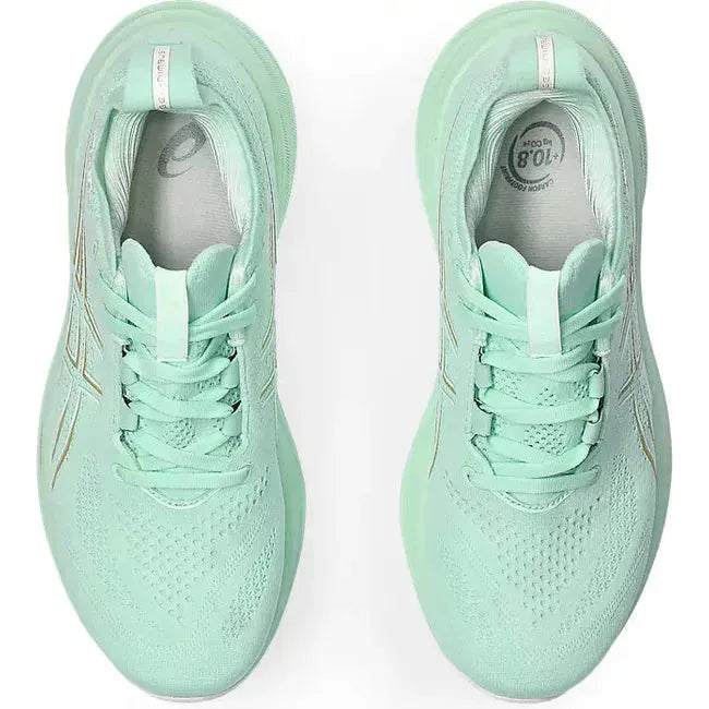 ASICS Women's Gel-Nimbus 26 Running Shoe Mint Tint/Pale Mint 1012B601-300