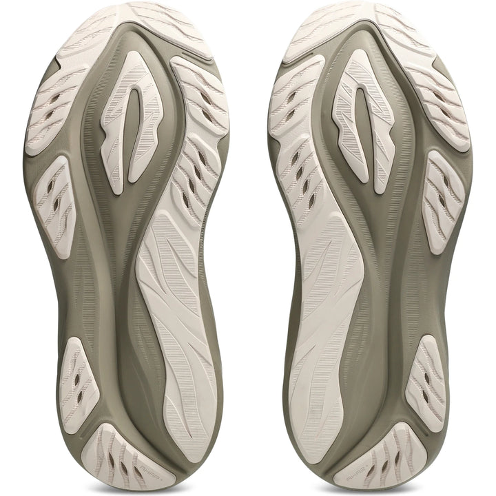 Soles of ASICS Women&