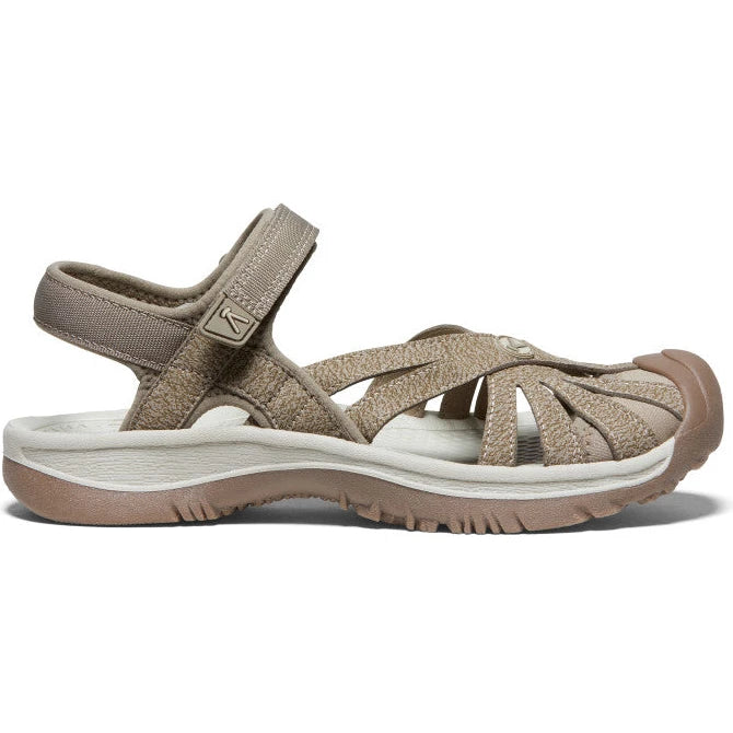 Side of Keen Women's Rose Sandal in Brindle/Shiitake