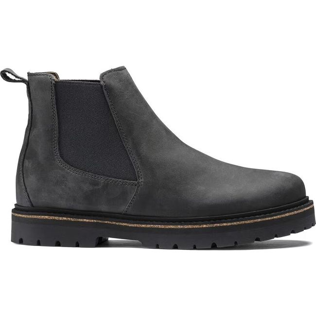 Lateral side of Birkenstock Unisex Stalon Boot in Graphite grey