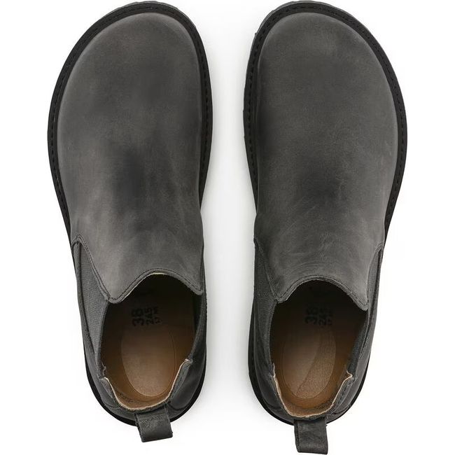 Top down view of Birkenstock Unisex Stalon Boots in Graphite grey