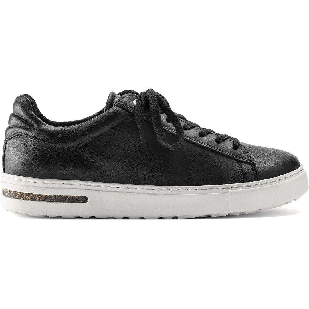 Birkenstock Unisex Bend Low Leather Sneaker in Black - side view