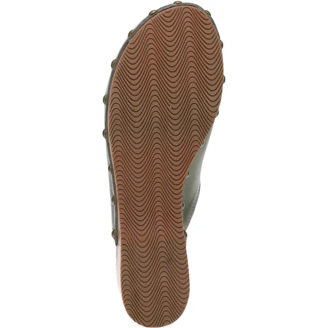 Dansko Andie wood clog, TR rubber outsole