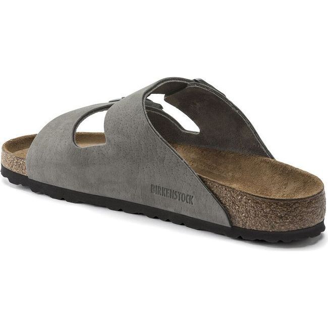 Birkenstock Women's Arizona Desert Buck Whale Gray Sandal 1020752