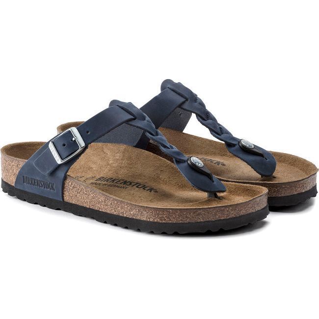 Birkenstock Women's Gizeh Braid Sandal Navy 1020992