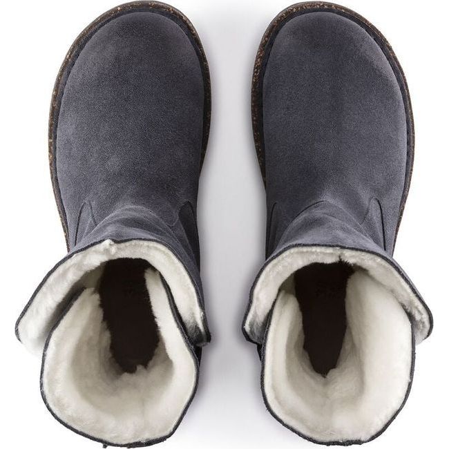 Birkenstock Women&#39;s Uppsala Shearling Graphite Boot 1021084