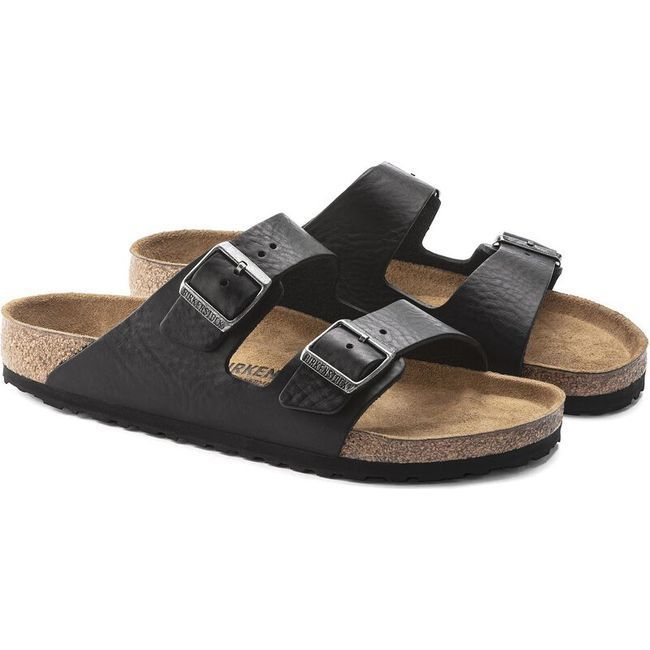 Birkenstock Men's Arizona Vintage Wood Black Sandal 1023115