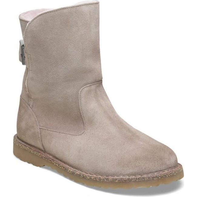 Birkenstock Women&#39;s Uppsala Shearling Gray Taupe Boot 1023742