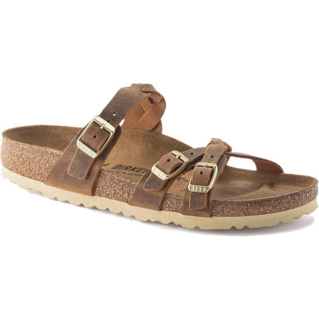 Birkenstock Women's Franca Braid Oiled Leather Sandal