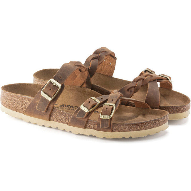 Birkenstock Women's Franca Braid Oiled Leather Sandal