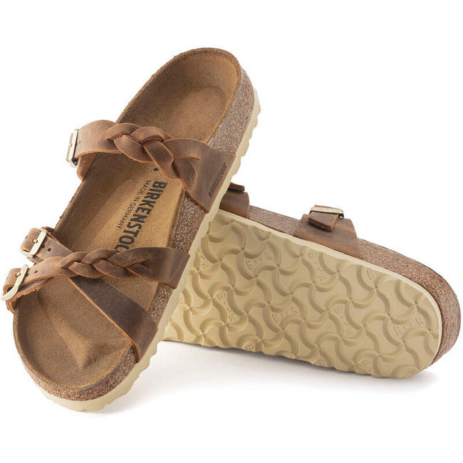 Birkenstock Women's Franca Braid Oiled Leather Sandal