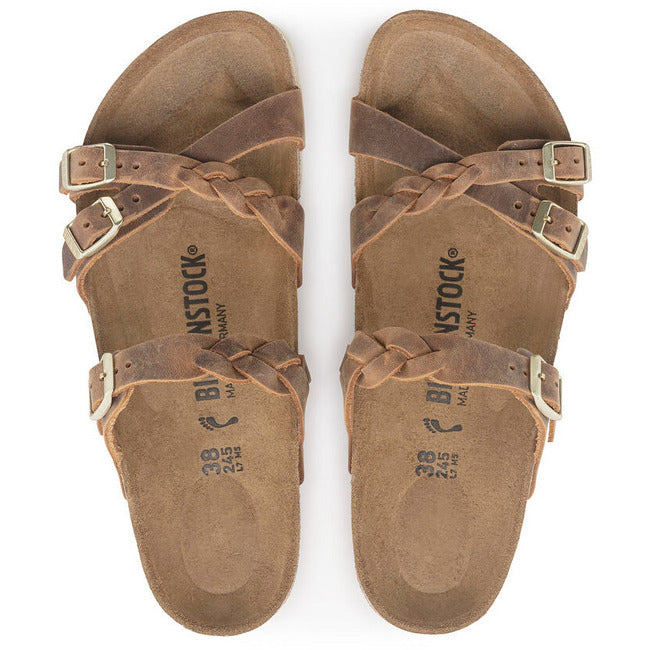 Birkenstock Women's Franca Braid Oiled Leather Sandal