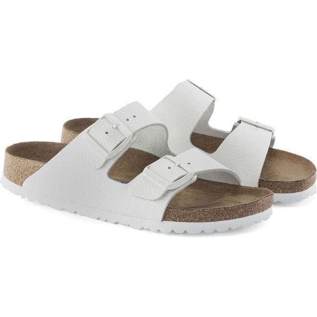 Birkenstock Women's Arizona Soft Footbed White Sandal 1024945/1024952