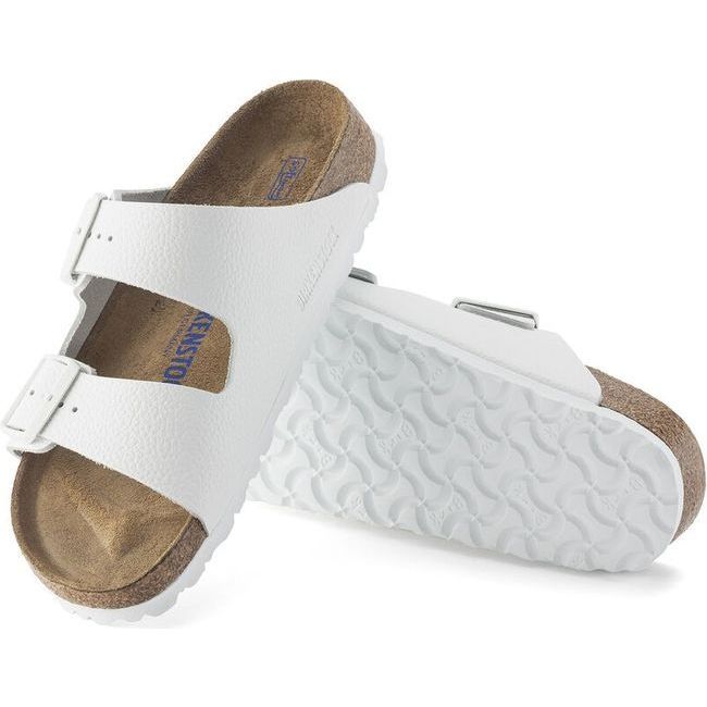 Birkenstock Women's Arizona Soft Footbed White Sandal 1024945/1024952