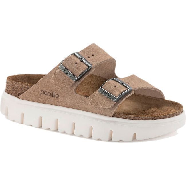 Birkenstock Women's Arizona Chunky Warm Sand Narrow Sandal 1024950
