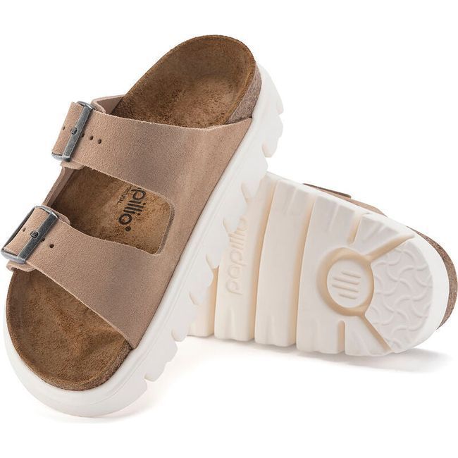 Birkenstock Women's Arizona Chunky Warm Sand Narrow Sandal 1024950