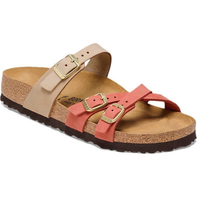 Birkenstock Women's Franca Sandal MARS RED/SANDCASTLE 1025770
