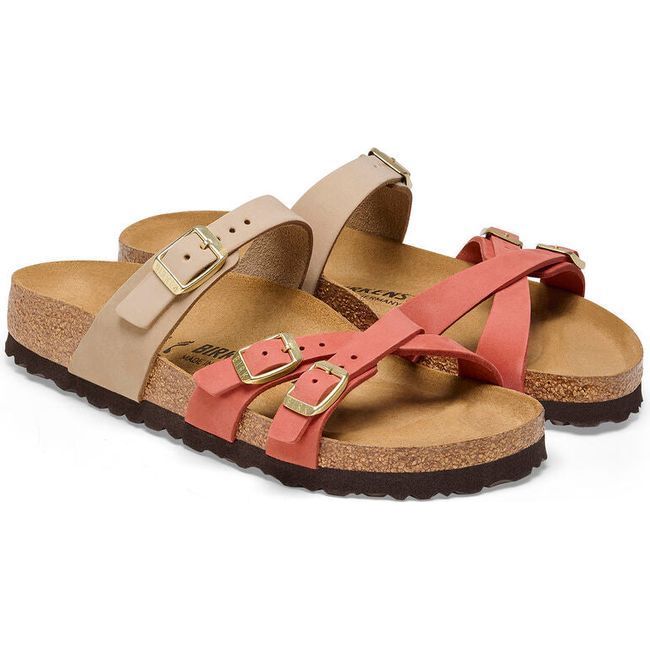 Birkenstock Women's Franca Sandal MARS RED/SANDCASTLE 1025770