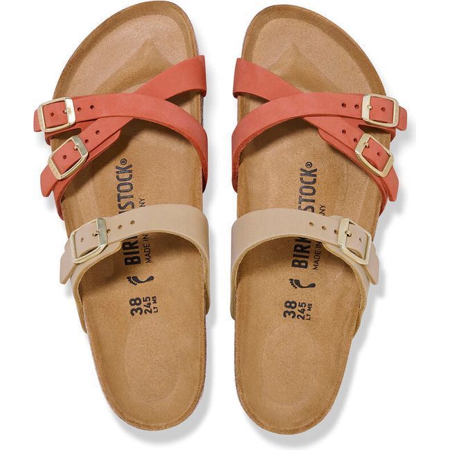 Birkenstock Women's Franca Sandal MARS RED/SANDCASTLE 1025770