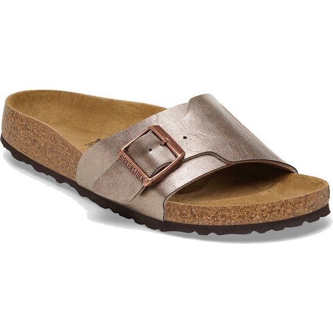 Birkenstock Women's Catalina Birko-Flor Graceful Taupe Narrow Sandal 1026622