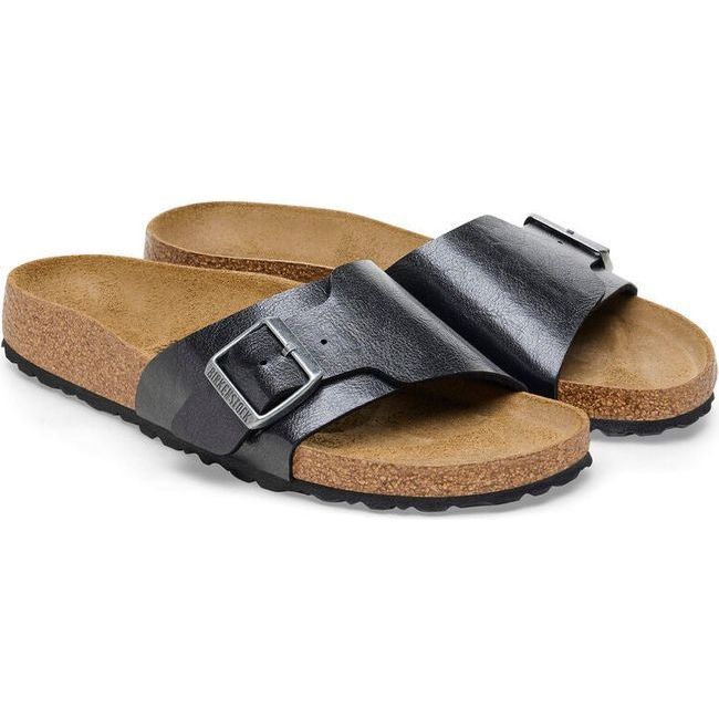 Birkenstock Women's Catalina Birko-Flor Graceful Licorice Narrow Sandal 1026530