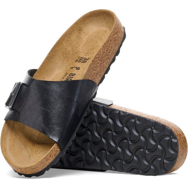 Birkenstock Women's Catalina Birko-Flor Graceful Licorice Narrow Sandal 1026530