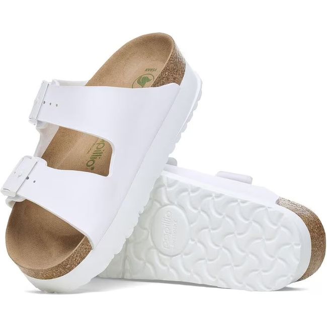 Pair of White Birkenstock Women&