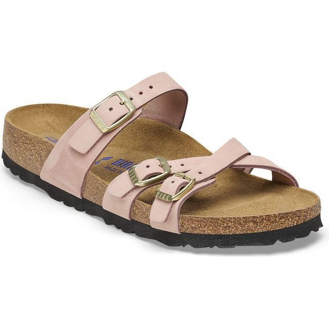 Birkenstock Women's Franca Soft Footbed Soft Pink Sandal 1027655