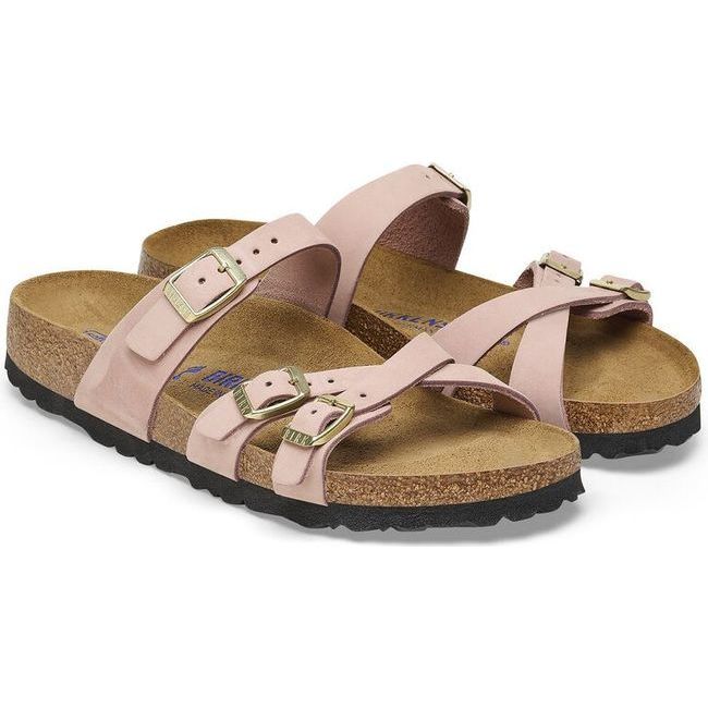 Birkenstock Women's Franca Soft Footbed Soft Pink Sandal 1027655
