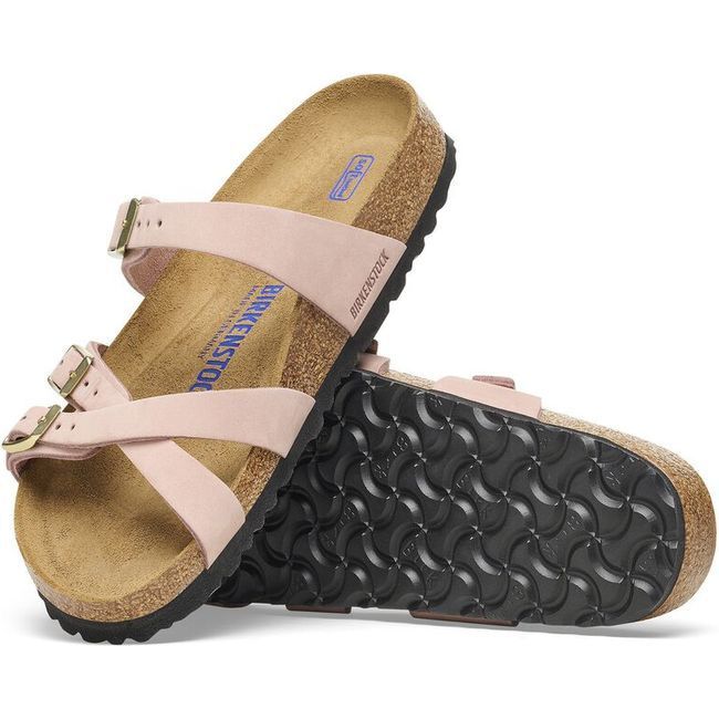 Birkenstock Women's Franca Soft Footbed Soft Pink Sandal 1027655